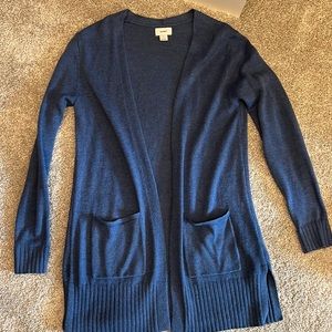 Womens small blue cardigan
